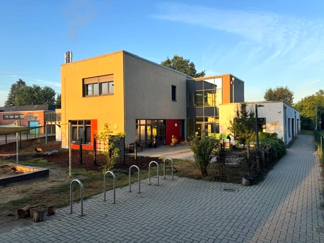 Außenansicht der Kindertagesstätte Schoofmoor